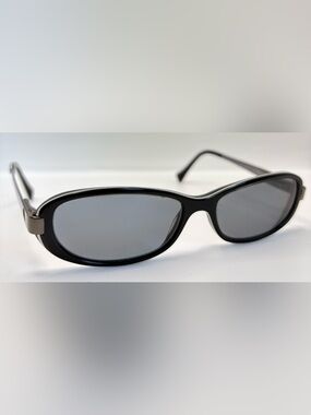 Luck Brand Layla Black Oval Sunglasses Frames Only